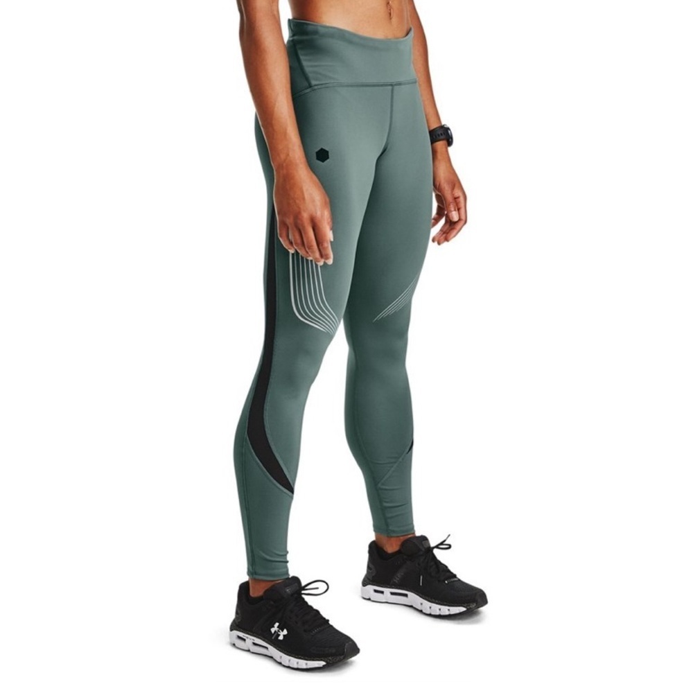 UNDER ARMOUR - WOMENS RUSH RUN STAMINA TIGHT LEGGINGS SIZE XS